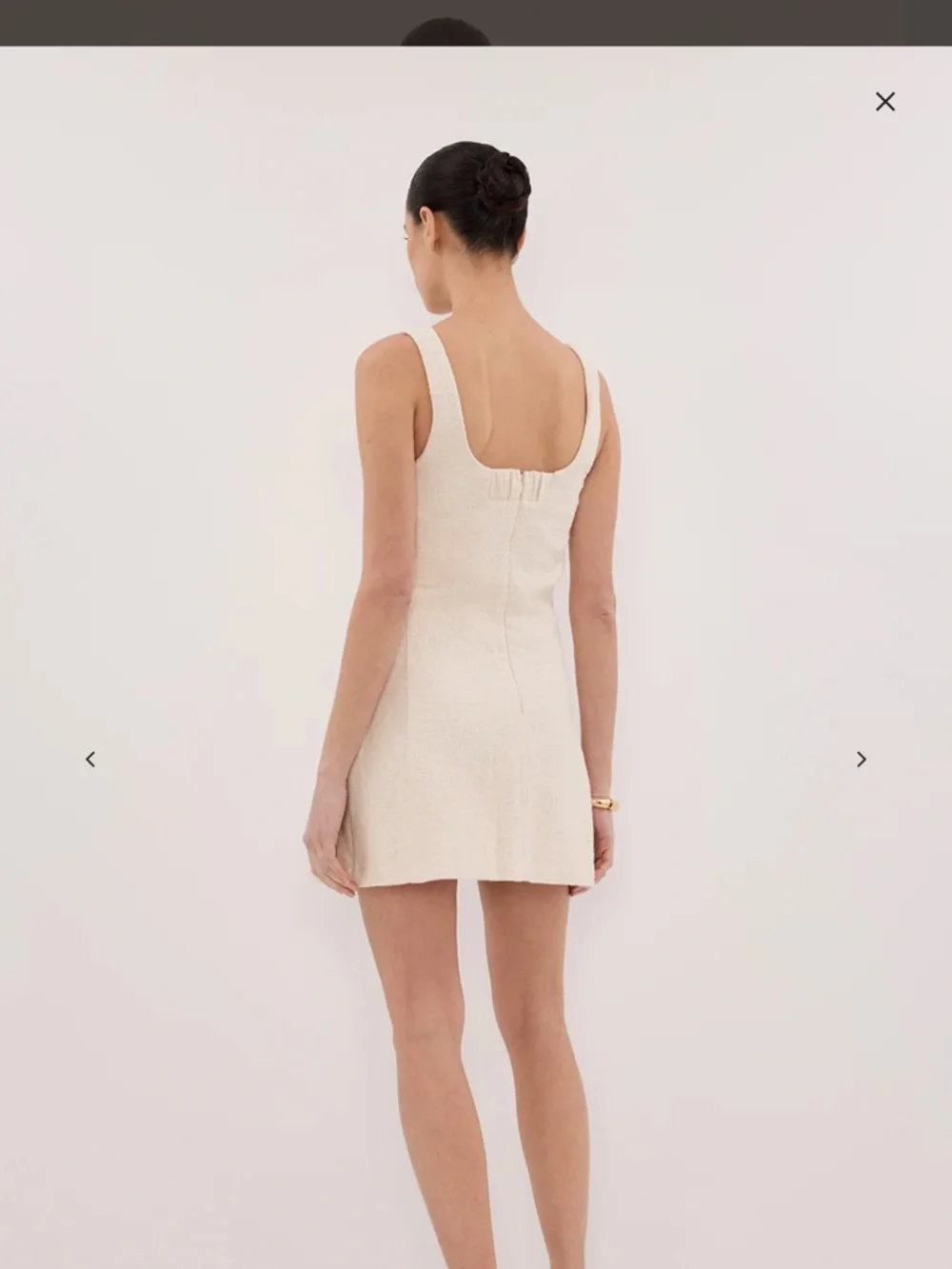 NWT DISSH Nieve Natural Mini Dress - Picture 3 of 9